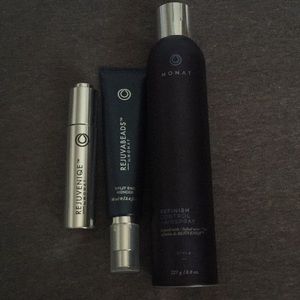 Monat Rejuveniqe Oil, rejuvabeads & hairspray USED